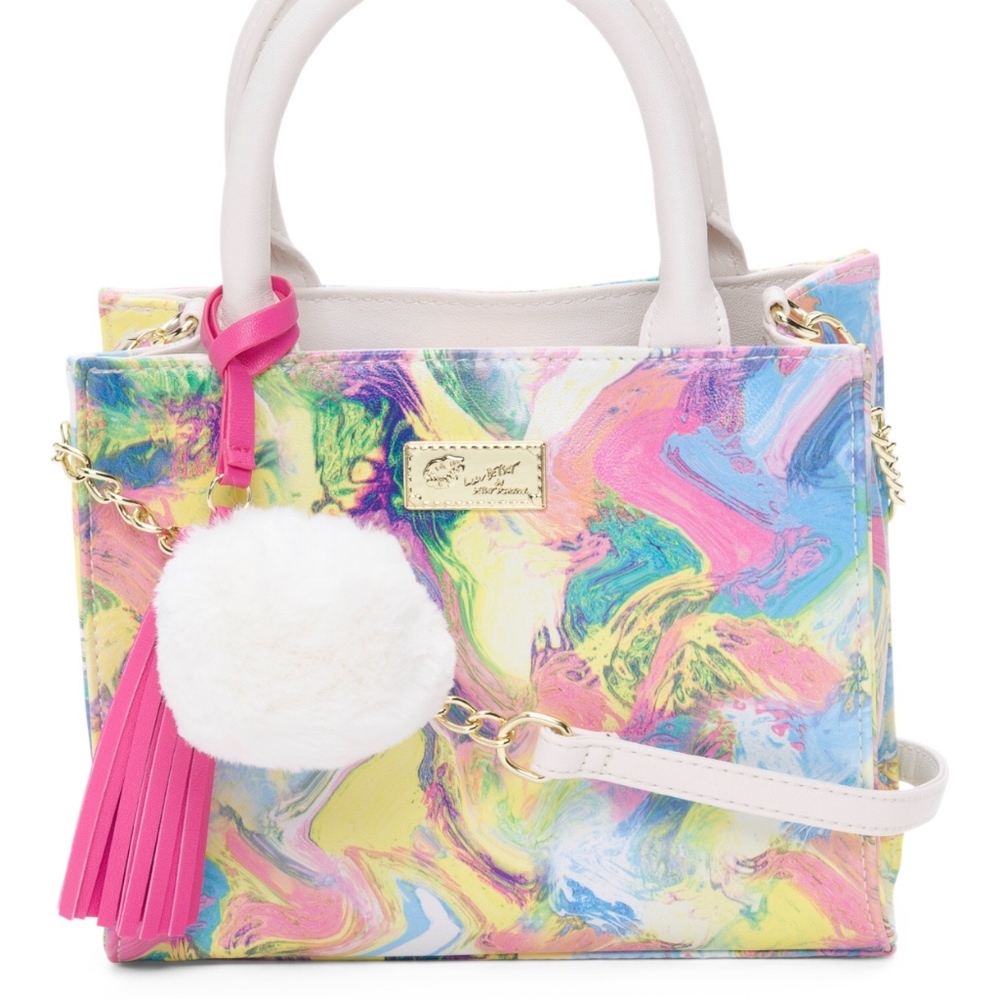 Luv Betsey Tie Dye Satchel/Small Tote